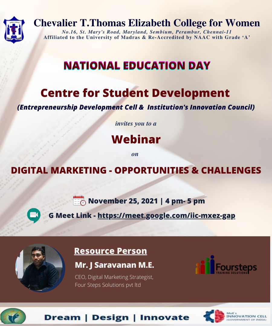 National Education Day Invite