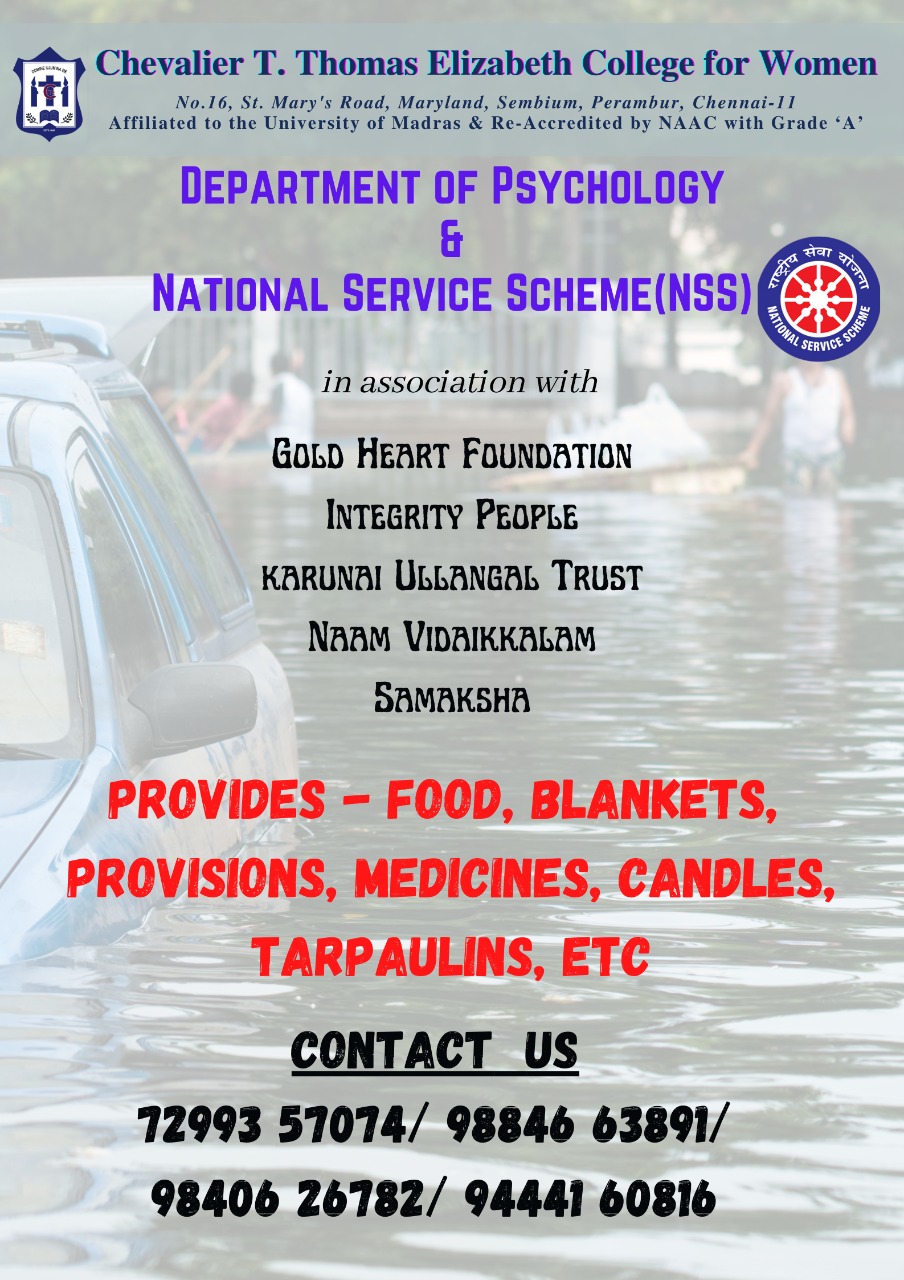 CTTE Support to Chennai Flood